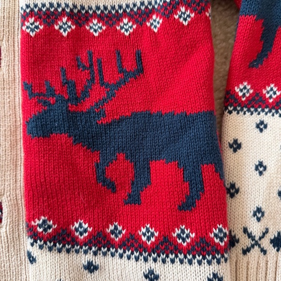 Hatley Boys Green and Cream Knit Cardigan - Picture 3 of 5